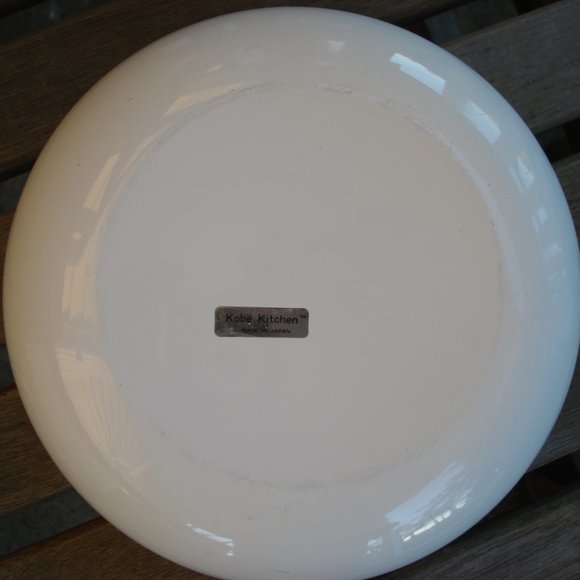 Set Of Two Kobe Vintage Enamel Coated Kitchen Bowls Floral Design - Picture 5 of 9